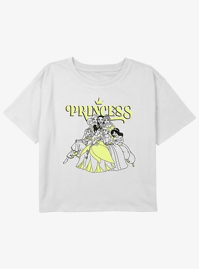 Disney The Little Mermaid Pop Princess Girls Youth Crop T-Shirt