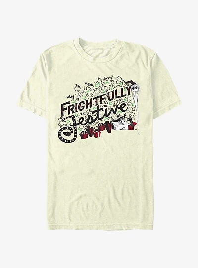 Disney The Nightmare Before Christmas Santa Jack Frightfully Festive T-Shirt