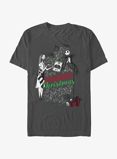 Disney The Nightmare Before Christmas Fright Christmas Jack & Sally T-Shirt