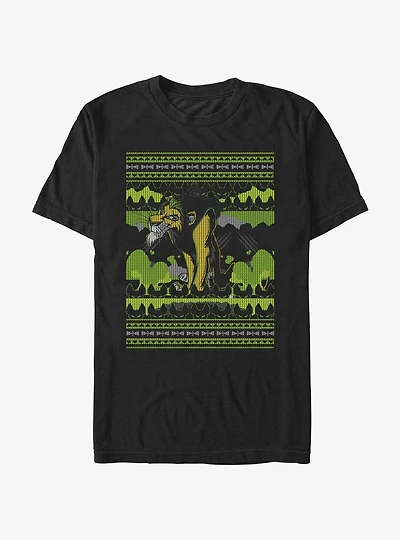 Disney The Lion King Scar Ugly Holiday T-Shirt