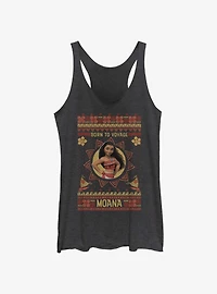Disney Moana Ugly Holiday Girls Tank