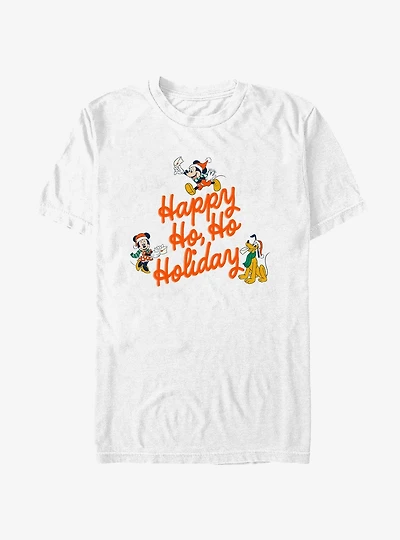 Disney Mickey Mouse Happy Ho Ho Holiday T-Shirt