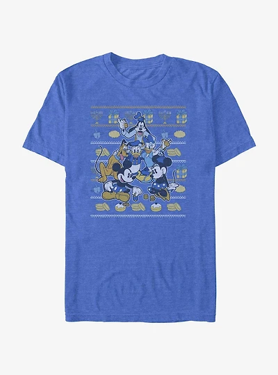 Disney Mickey Mouse Hanukkah Ugly Sweater T-Shirt