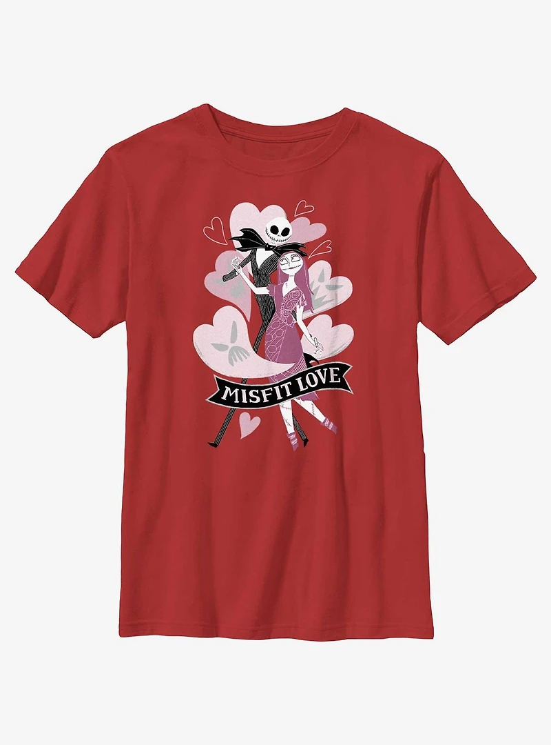 Disney Nightmare Before Christmas Misfit Love Youth T-Shirt