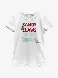 Disney Nightmare Before Christmas My Hero Sandy Claws Youth Girls T-Shirt
