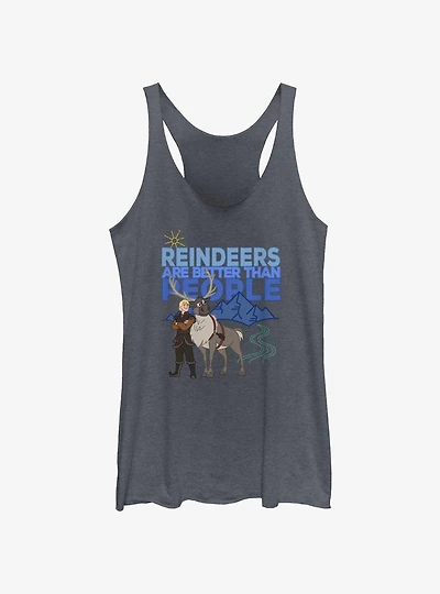Disney Frozen Reindeers Are Better Than People Womens Tank Top