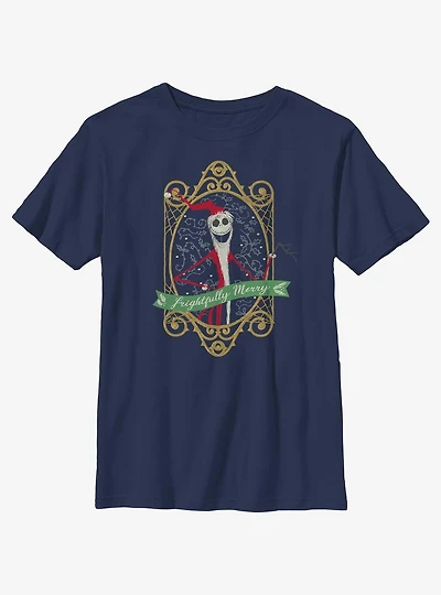 Disney Nightmare Before Christmas Frightfully Merry Youth T-Shirt