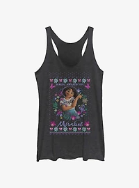 Disney Encanto Mirabel Ugly Holiday Womens Tank Top