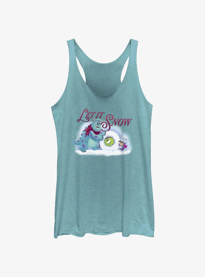 Disney Pixar Monsters Inc. Let It Snow Womens Tank Top