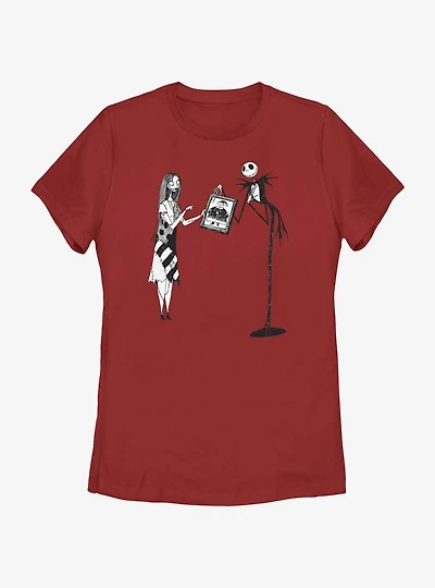 Disney Nightmare Before Christmas Sally & Jack Sandy Claws Womens T-Shirt