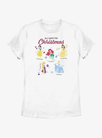 Disney Princesses Quality Wishlist Womens T-Shirt