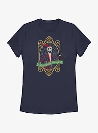 Disney Nightmare Before Christmas Frightfully Merry Womens T-Shirt