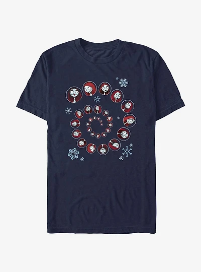Disney Nightmare Before Christmas Sally Winter Swirl T-Shirt
