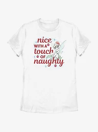 Disney Tinker Bell Nice With A Touch Of Naughty Womens T-Shirt