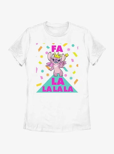Disney Lilo & Stitch Fa La Angel Womens T-Shirt