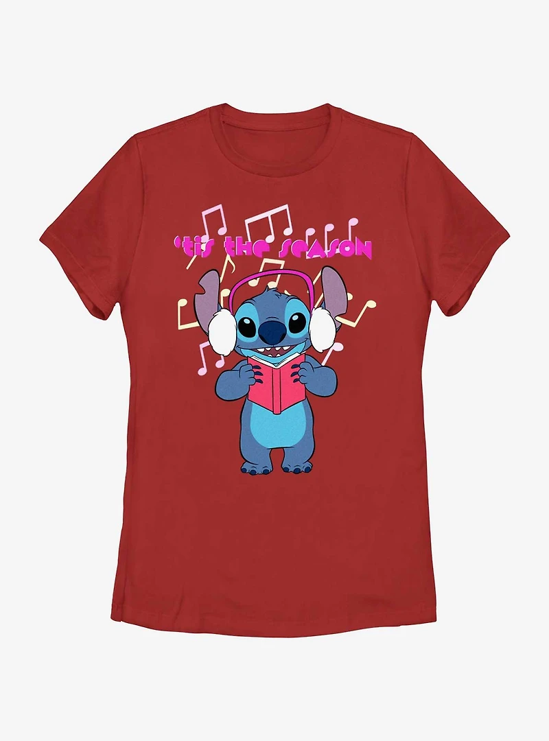 Disney Lilo & Stitch 'Tis The Season Womens T-Shirt