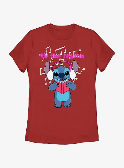 Disney Lilo & Stitch 'Tis The Season Womens T-Shirt
