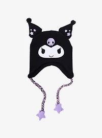 Kuromi Star Pom Tassel Beanie