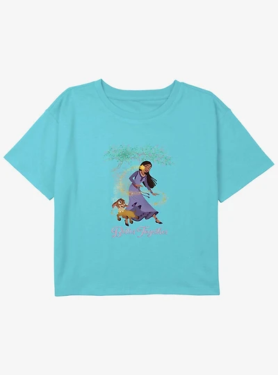 Disney Wish Better Together Girls Youth Crop T-Shirt