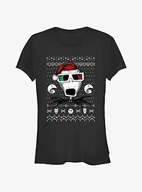 Disney The Nightmare Before Christmas Ugly Holiday Jack Holiday Vision Girls T-Shirt