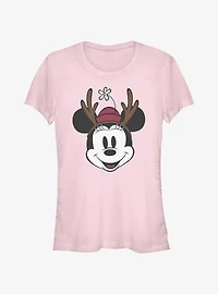 Disney Minnie Mouse Minnie Antlers Girls T-Shirt