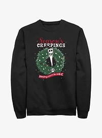 Disney Nightmare Before Christmas Jack Season's Creepings Sweatshirt