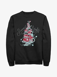 Disney The Nightmare Before Christmas Scary & Bright Tree Sweatshirt