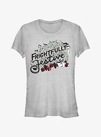 Disney The Nightmare Before Christmas Frightfully Festive Girls T-Shirt