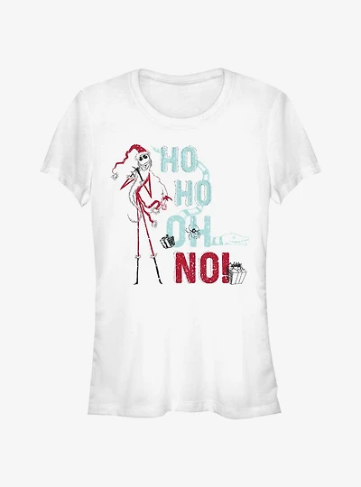 Disney The Nightmare Before Christmas Sandy Jack Ho Ho Oh No Girls T-Shirt