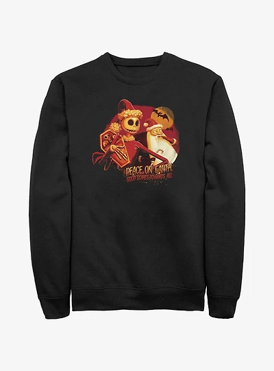 Disney The Nightmare Before Christmas Good Scares Towards All Sweatshirt