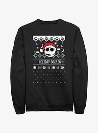 Disney The Nightmare Before Christmas Ugly Holiday Jack Snowfall Sweatshirt