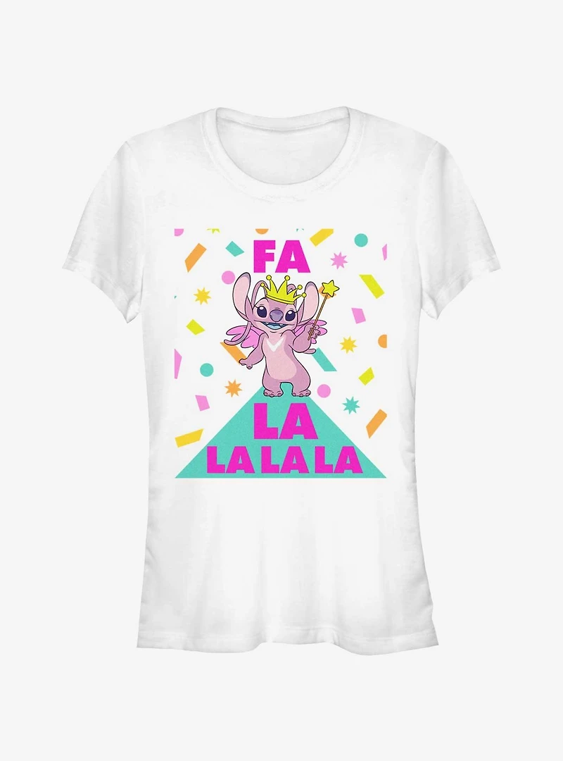 Disney Lilo & Stitch Fa La La Angel Girls T-Shirt