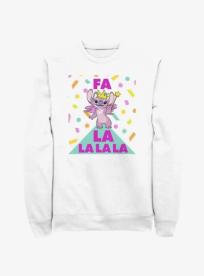 Disney Lilo & Stitch Fa La La Angel Sweatshirt