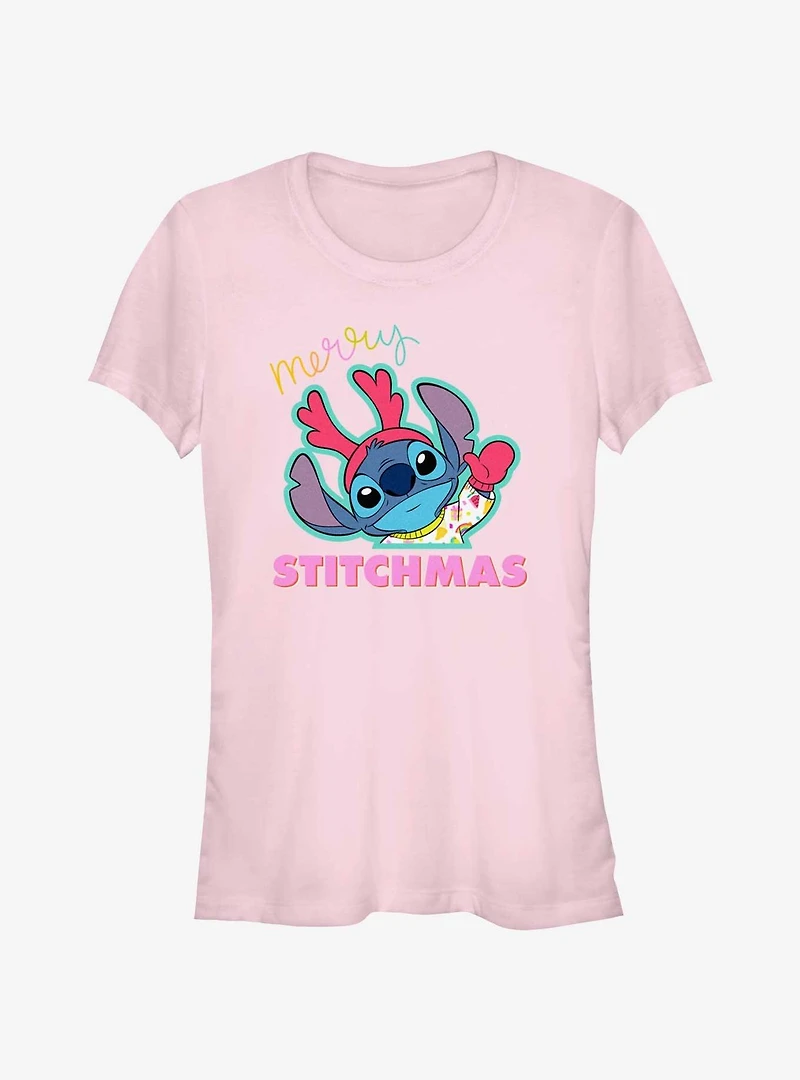 Disney Lilo & Stitch Merry Stitchmas Girls T-Shirt