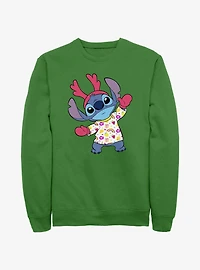 Disney Lilo & Stitch Reindeer Stitch Sweatshirt