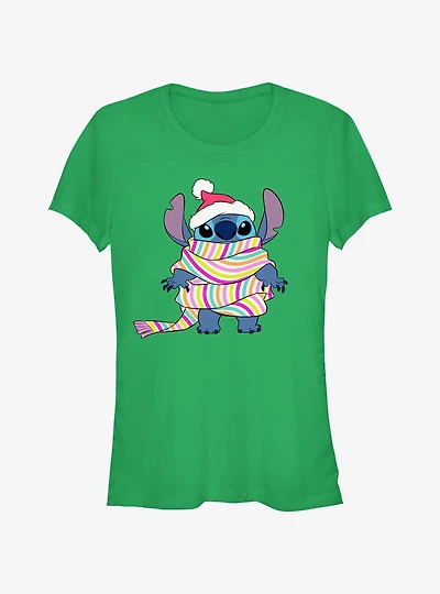 Disney Lilo & Stitch Wrapped In a Scarf Girls T-Shirt