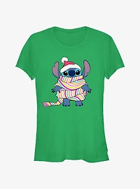 Disney Lilo & Stitch Wrapped In a Scarf Girls T-Shirt