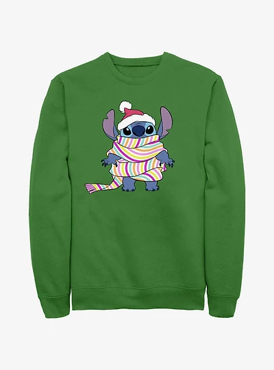 Disney Lilo & Stitch Wrapped In a Scarf Sweatshirt