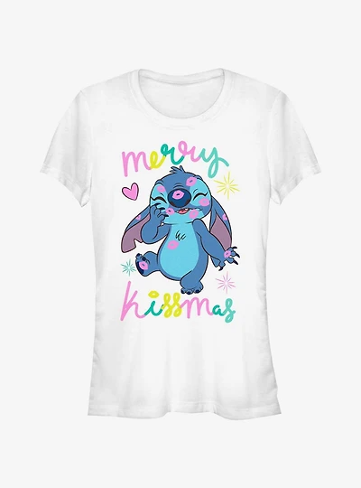 Disney Lilo & Stitch Kissmas Stitch Girls T-Shirt