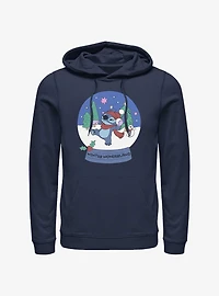 Disney Lilo & Stitch Winter Wonderland Snowglobe Hoodie