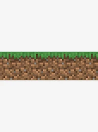 Minecraft Iconic Grass Peel and Stick Wallpaper Border