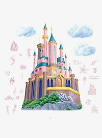 Disney Princess Castle XL Giant Wall Decals with String Lights