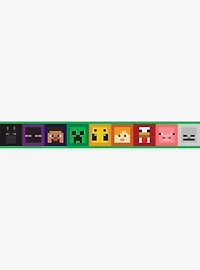 Minecraft Iconic Faces Peel and Stick Wallpaper Border