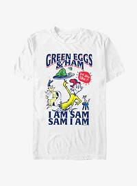 Dr. Seuss I Am Sam Green Eggs and Ham T-Shirt