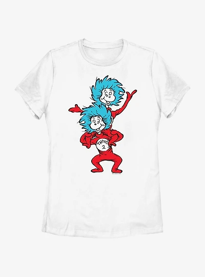 Dr. Seuss Thing 1 2 Womens T-Shirt