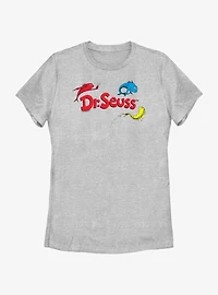 Dr. Seuss Fish Logo Womens T-Shirt