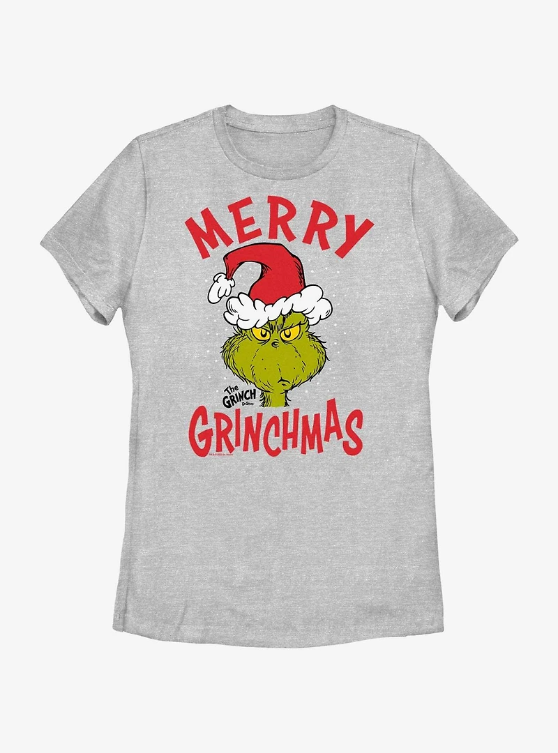 Dr. Seuss Merry Grinchmas Womens T-Shirt