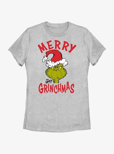Dr. Seuss Merry Grinchmas Womens T-Shirt