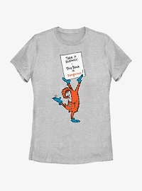 Dr. Seuss Take It Slowly This Book Is Dangerous Womens T-Shirt