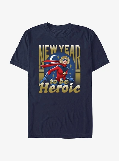Marvel Ms. Marvel New Year To Be Heroic T-Shirt